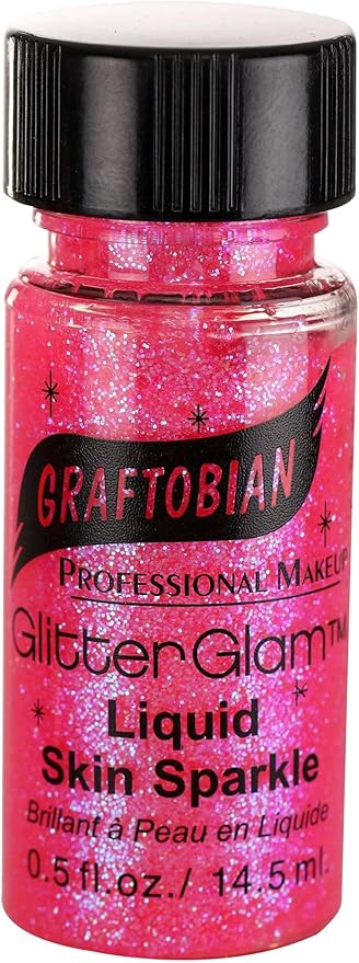 Graftobian Liquid Glitter - Pink Passion (0.5 oz)-Velvo Beauty