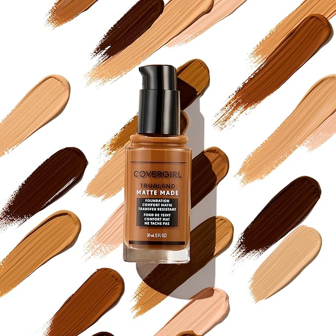 Covergirl Trublend Matte Made Liquid Foundation, L30 Golden Ivory, 1.014 Fl Oz-Velvo Beauty