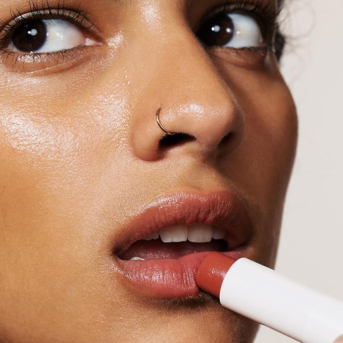 Melixir Vegan Lip Butter #02 Nude Crumble, Hydrating Tinted Lip Balm Stick, Bee-Free, Petrolatum-Free, Plant-Based With Shea Butter, Nourishing Care for Dry, Chapped Lips, Natural Finish-Velvo Beauty