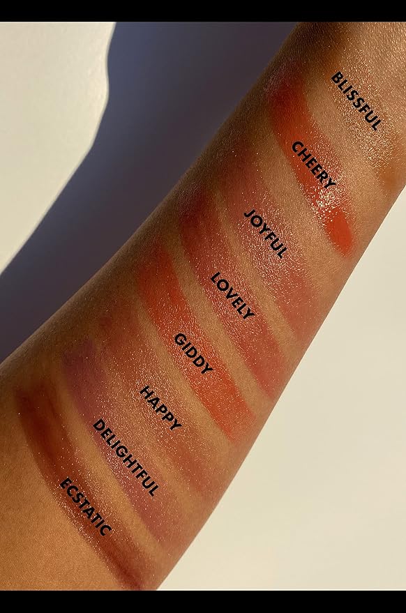 e.l.f. Hydrating Core Lip Shine, Conditioning & Nourishing Lip Balm, Sheer Color Tinted Lip Moisturizer, Delightful, 0.09 Oz-Velvo Beauty