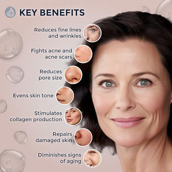Retinol Face Serum - 3% Retinol - Anti Aging Night Serum - with Gotu Kola, Hyaluronic Acid, Horsetail Extract & Organic Jojoba Oil - 1oz by Foxbrim Naturals-Velvo Beauty