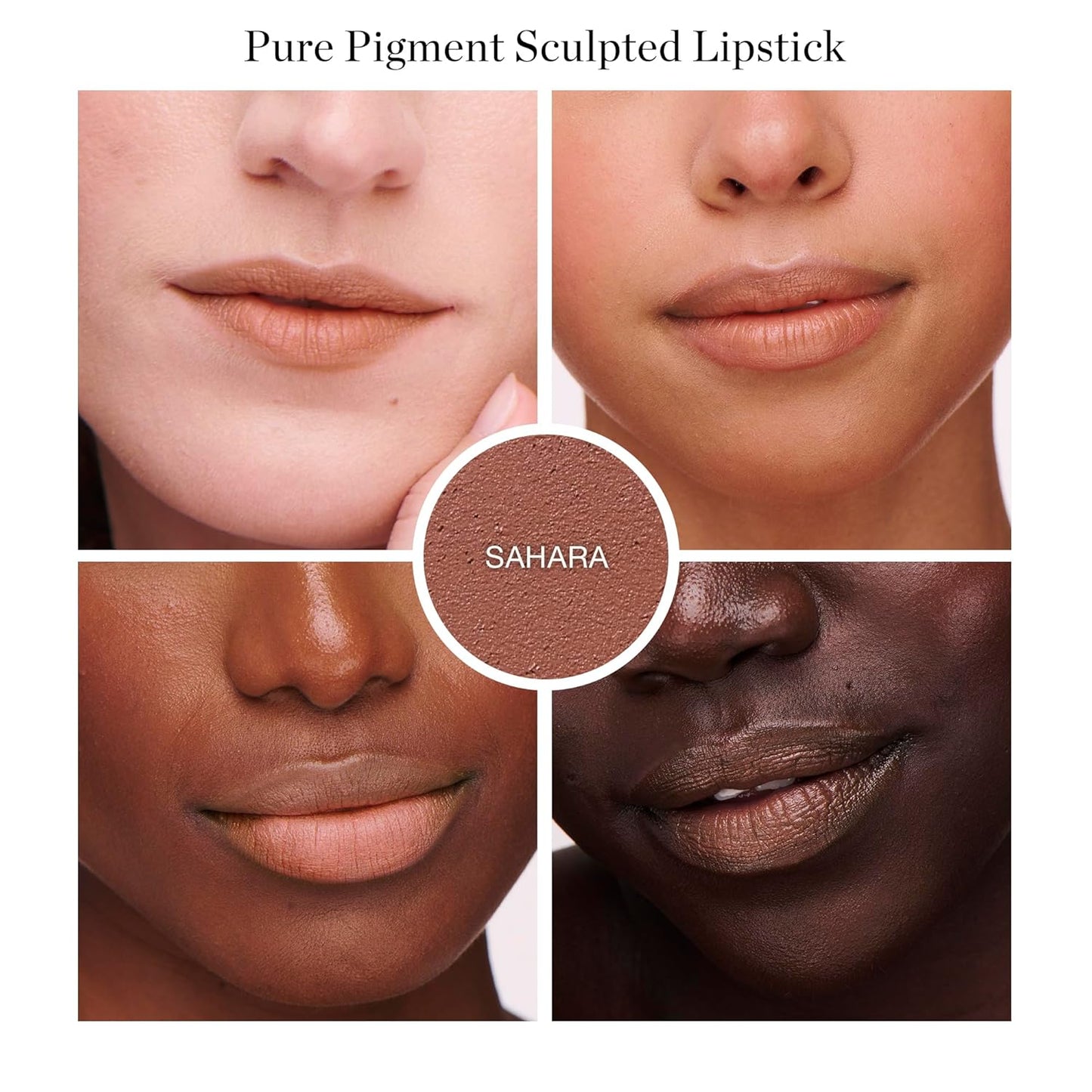 Ogee Full Bloom Sculpted Lipstick (Sahara - Warm Auburn) - Long Lasting Organic Lipstick with Jojoba Oil & Micro Hyaluronic Acid - 70% Organic Ingredients & Made in USA-Velvo Beauty