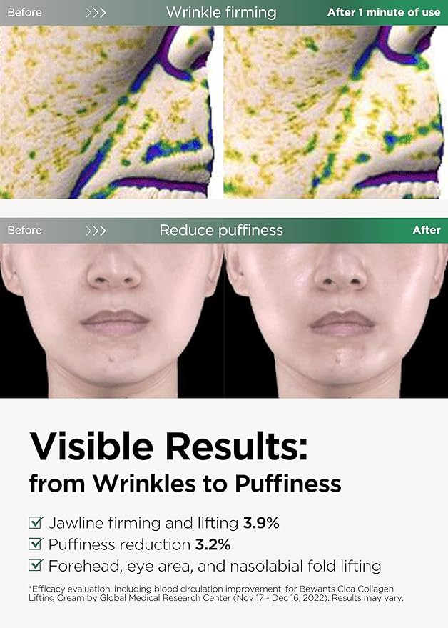 Bewants gua sha neck cream roller, korean neck cream with massage roller, rapid lift neck serum roll on, moisturizer for tightening skin with centella asiatica (2 Pack)-Velvo Beauty