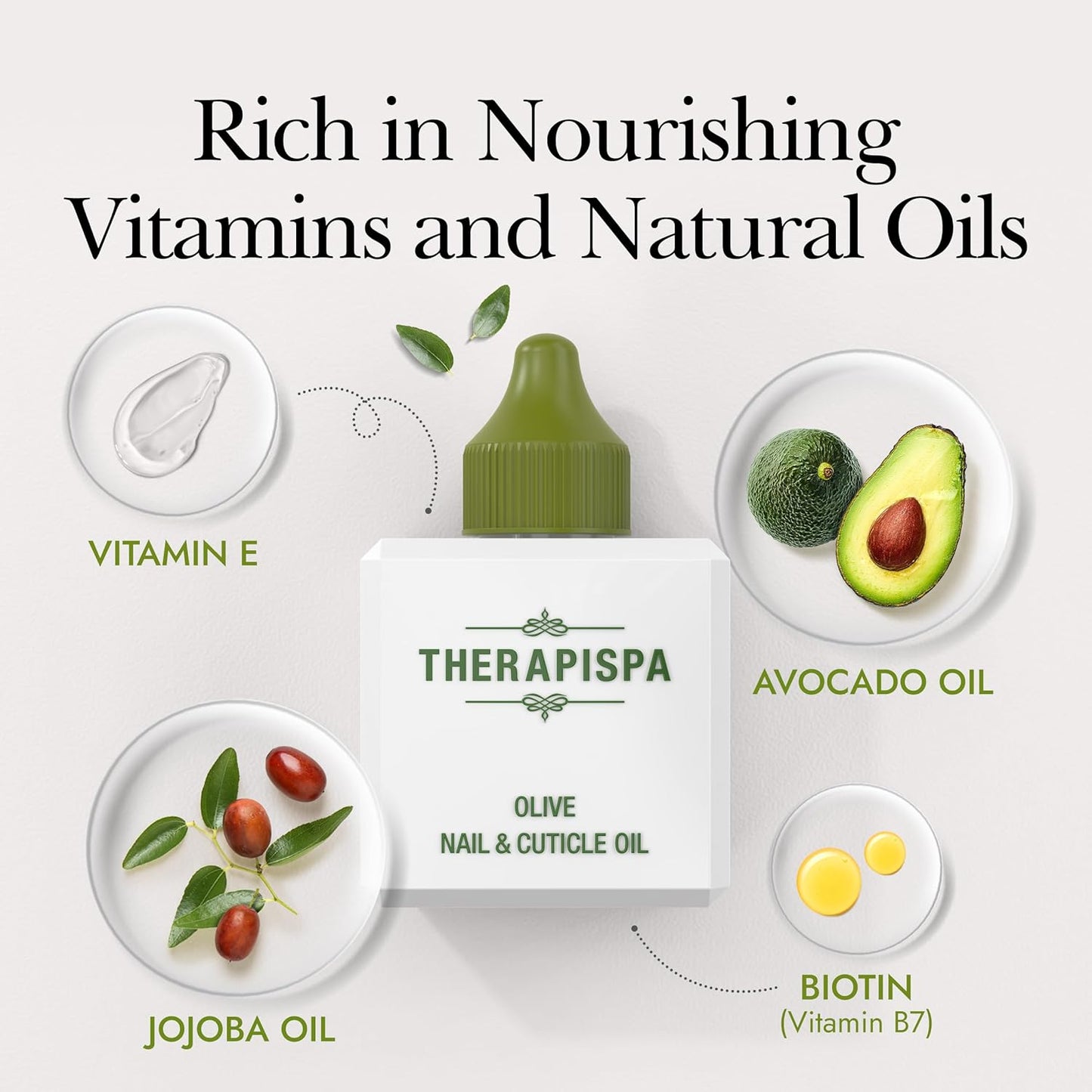 Nail & Cuticle Oil with Avocado, Jojoba, Biotin & Vitamin E – Promotes Nail Growth, Strengthens & Repairs Dry, Brittle Nails & Cuticles (Acacia, 2.0 fl oz)-Velvo Beauty