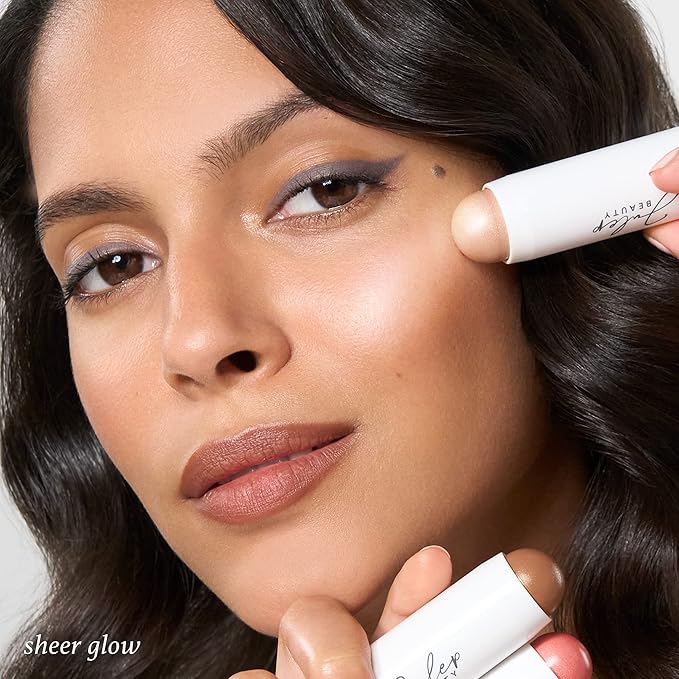 Julep Skip the Brush 3-in-1 Color Stick for Eyes, Cheeks, and Lip Trio Muted Mauve, Neutral Bronze, Sheer Glow-Velvo Beauty