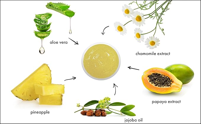 RAYA Pineapple Enzyme Facial Scrub (120) | Exfoliating and Refining Facial Scrub for Combination Skin | Creates a Glowing Complexion | Made with Pineapple Enzymes and Jojoba Beads-Velvo Beauty