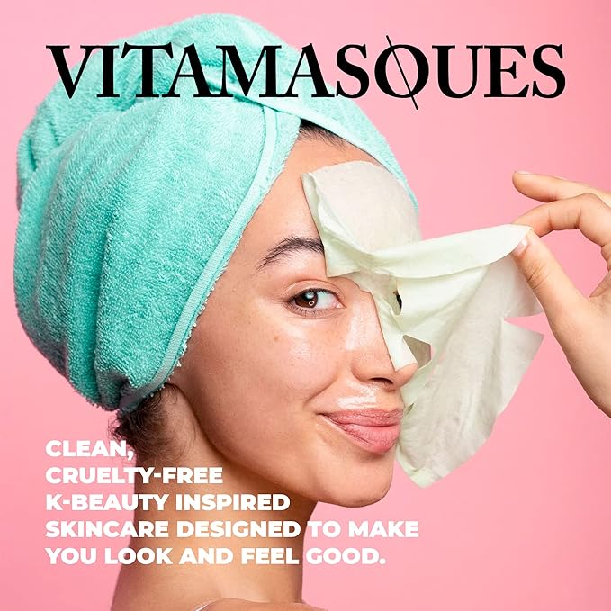 Vitamasques Cranberry and Apple Probiotic Repair Boxset - 3 Vegan Face Masks with Adaptogenic Ingredients to Improve Skin Health-Velvo Beauty