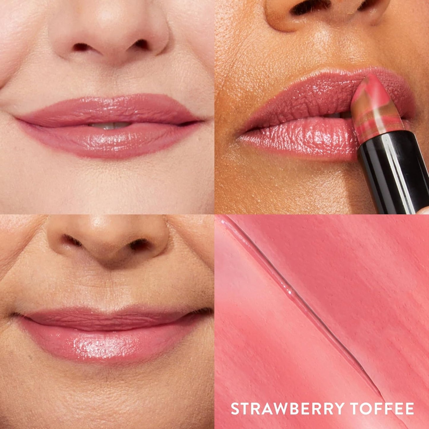 LAURA GELLER NEW YORK Italian Marble Sheer Lipstick - Strawberry Toffee - Hydrating & Lightweight - Vitamin E & Caster Seed Oil - Cream Finish-Velvo Beauty