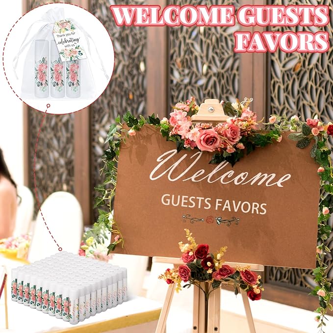 100 Pack Thank You Gifts Lip Balm Bulk Party Supplies Employee Appreciation Gifts for Guests Wedding Bridal Shower Bachelorette Gifts Baby Shower Favors for Coworkers Women Homeless Nurse-Velvo Beauty