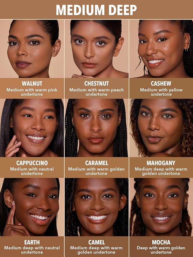 SHEGLAM SKin-Focus Full Coverage Powder Foundation Oil-Control Lightweight Face Pressed Powder Makeup-Walnut-Velvo Beauty