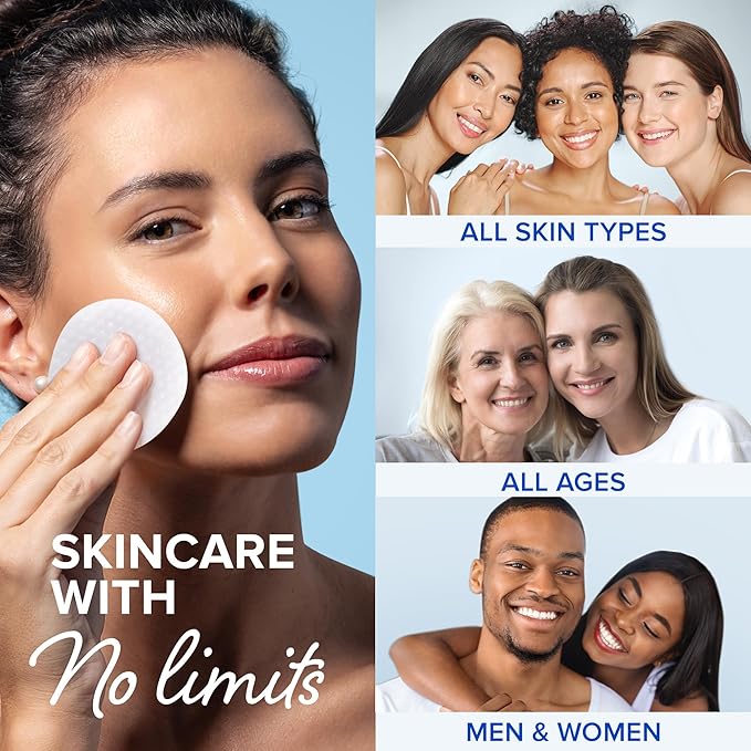 MAREE Glycolic Acid Pads - Toner Pads for Face Cleansing - Exfoliating Pad with Tea Tree Oil, Salicylic Acid & Vitamins E, B3, B5 - Facial Polishes & Peels, Skin Pore Resurfacing & Radiance - 50 Count-Velvo Beauty