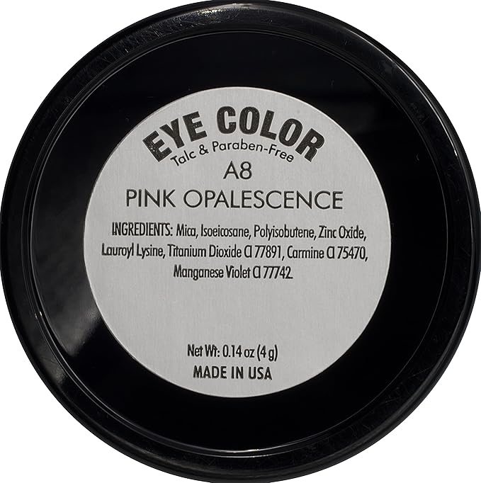 Purple Pink Opalescence Shimmering Mauve Opaque Pressed Powder Single Eyeshadow; Talc, Paraben & Cruelty Free-Velvo Beauty