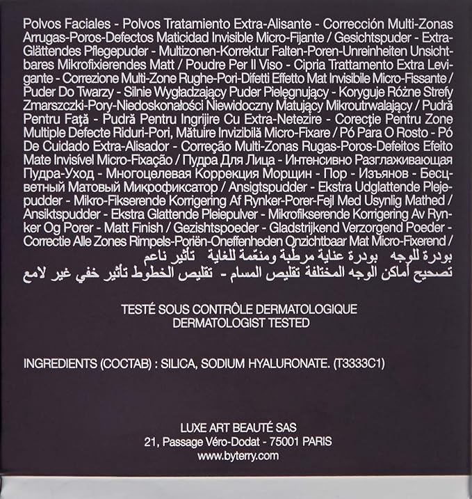 By Terry Hyaluronic Hydra-Powder | Colorless, Loose Face Setting Powder Infused with Hyaluronic Acid | 10g (0.35oz)-Velvo Beauty