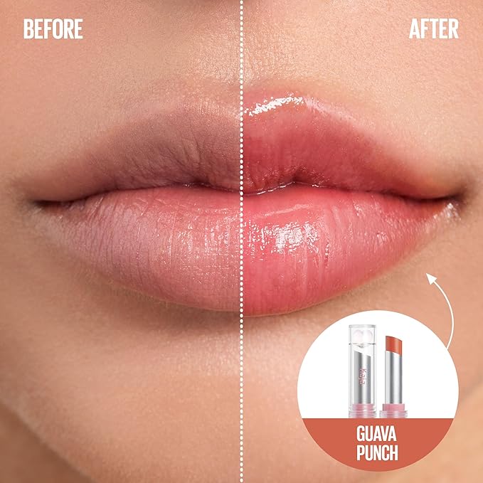 Kaja Juicy Glass Lip Balm | Plumping, Hydrating, Korean Lip Balm, Moisturizing Lip Care, 24hrs Long-lasting Hydration, Nourishing Lip Care | Guava Punch, 0.15 oz.-Velvo Beauty