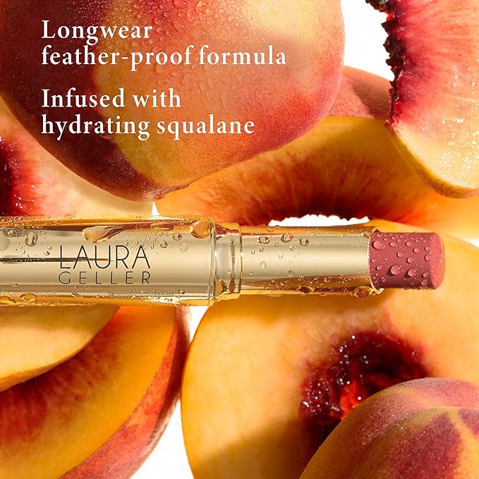 LAURA GELLER NEW YORK Jelly Balm Moisturizing Tinted Lip Balm - A Latte Love - Hydrating Vitamin E - Semi-Shine Finish-Velvo Beauty