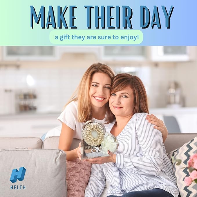 Spa Kit Birthday Box With Loofah Body Brush Vanilla Mint Patchouli Goat Milk Soap-Velvo Beauty