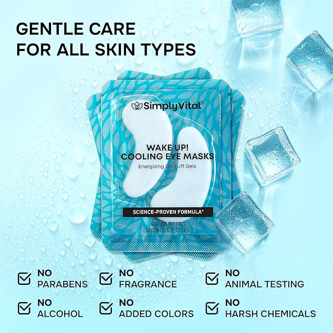 Under Eye Patches for Puffy Eyes and Dark Circles - Cooling Eye Masks for Women & Men with Collagen, Hyaluronic Acid & Retinol - Depuffing Undereye Mask Patches - Parches Para Ojeras - 15 Pairs-Velvo Beauty