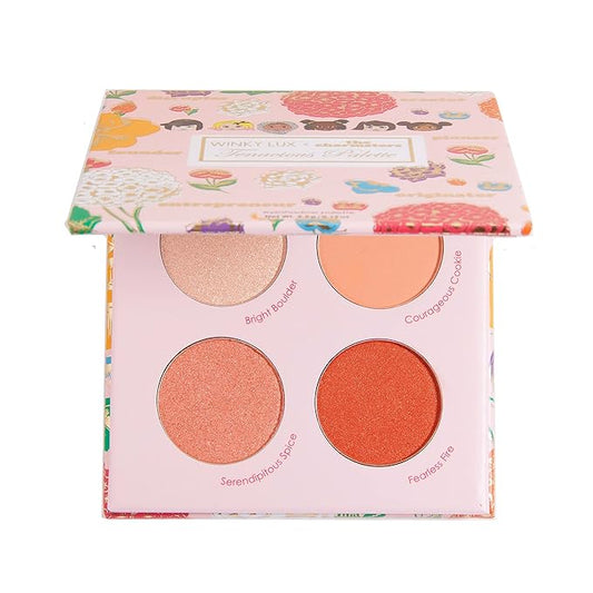 Winky Lux Charmsters Tenacious Palette, Eyeshadow Palette with Pink, Peach and Red Eyeshadows, Makeup Palette-Velvo Beauty