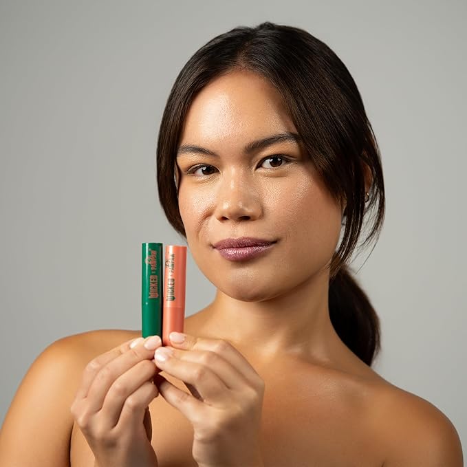 Dr. PawPaw Wicked Enchanting & Glimmer Lip Balm Duo - Moisturizing, Tinted Lip Balm for Women - Vegan, Nourishing, Hydrating - 2 pc-Velvo Beauty