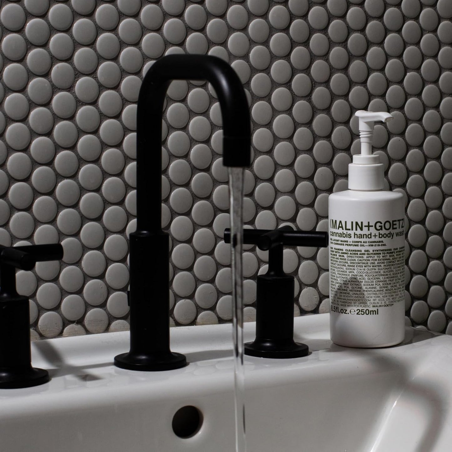 MALIN+GOETZ Cannabis Hand and Body Wash, White, 8.45 Fl Oz (Pack of 1)-Velvo Beauty