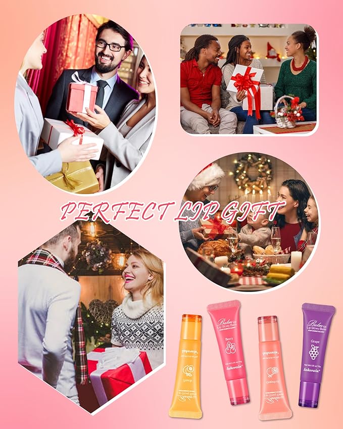 Moisturizer Lip Glowy Balm, Hydrating & Nourishing Repair Sleeping Lip Mask, Shine Glossy Finish Lip Oil,Day and Night Smooth Cracked Chapped Dry Lips,Lip Care Therapy Treatment for Women-3#Grapefruit-Velvo Beauty