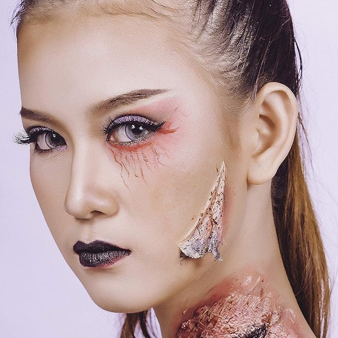 Mehron Makeup Colorset Powder | Translucent Powder Setting Powder | Face Powder For Special Effects, Halloween, & Film 0.5 oz (14 g)-Velvo Beauty