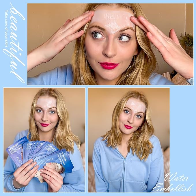 Okela Forehead Wrinkle Patches Overnight 20 pcs with Collagen, Anti Wrinkle Patches, Forehead Wrinkles Beauty Treatment-Velvo Beauty