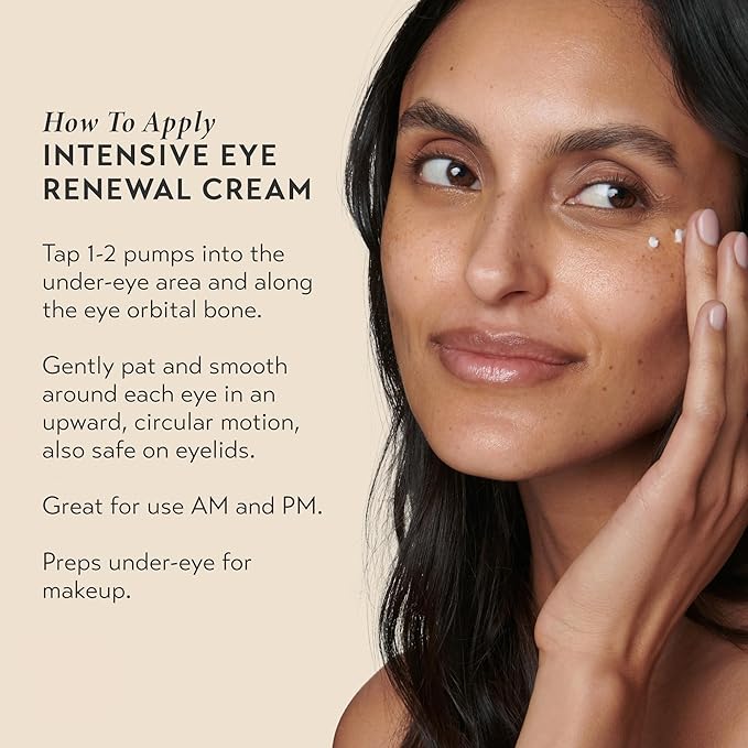 SHANI DARDEN Intensive Eye Renewal Cream, Hydrating Under Eye Cream for Dark Circles, Fine Lines, Wrinkles & Crows Feet with Niacinamide, Shea Butter & Ceramide, Crease-Free & Makeup-Ready, 0.50 fl oz-Velvo Beauty