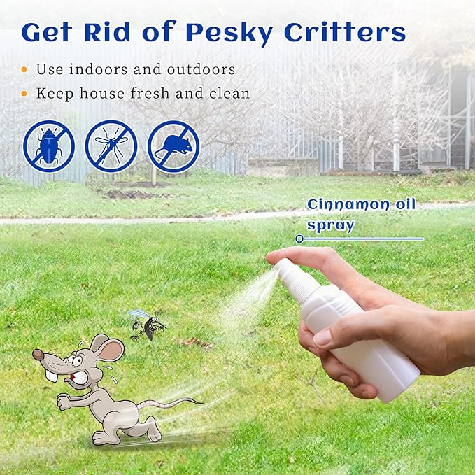 HIQILI Cinnamon Essential Oil for Candle, Spary & Diffuser - 100% Pure Natural - Indoor and Outdoor-Velvo Beauty