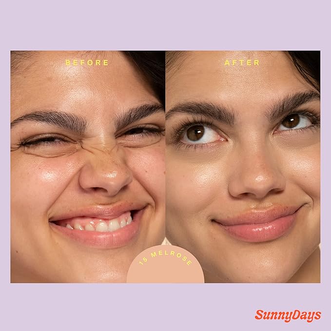 Tower 28 Beauty SunnyDays SPF 30 Tinted Mineral Sunscreen - For Sensitive Skin - 2-in-1 Facial Broad Spectrum UVA/UVB Protection + Foundation - Shade 15 MELROSE, 1 Fl Oz-Velvo Beauty