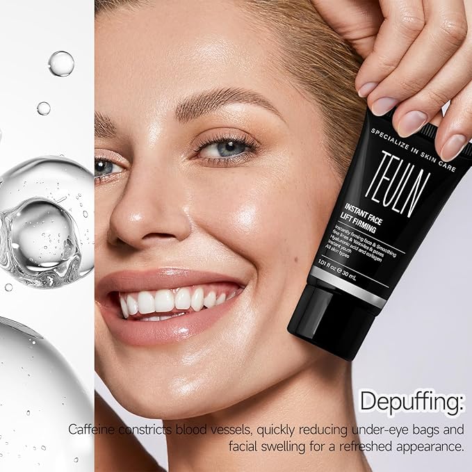 2.0 Instant Face Lift Cream,Instant Face Tightener,Smoothing Fine Lines, Deep Wrinkles and Pores ，Rapidly Improves the Look of Aged Skin 1.01oz-Velvo Beauty