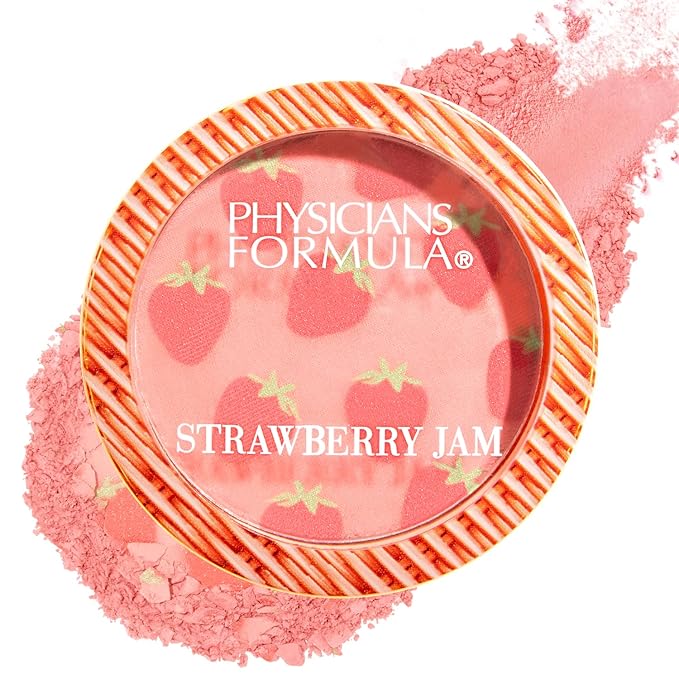 Physicians Formula Murumuru Strawberry Jam Blush Strawberry, Shimmery finish-Velvo Beauty