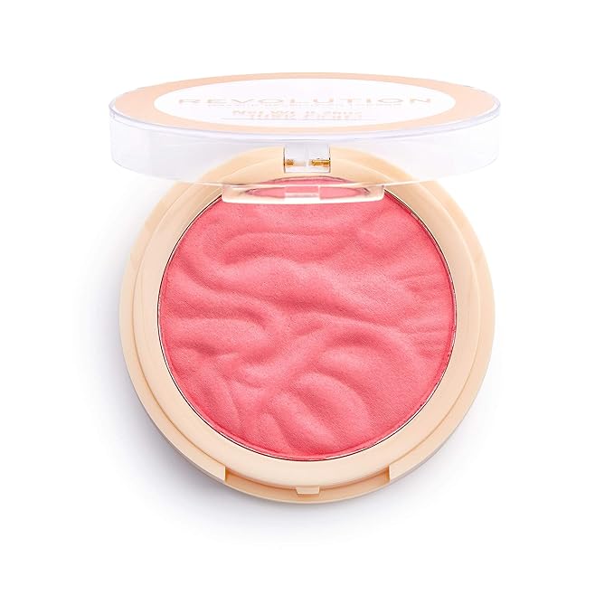 Revolution Beauty, Blusher Reloaded, Pressed Powder Face Blusher, Highly Pigmented & Long Lasting Formula, Lovestruck, 0.26 Oz.-Velvo Beauty