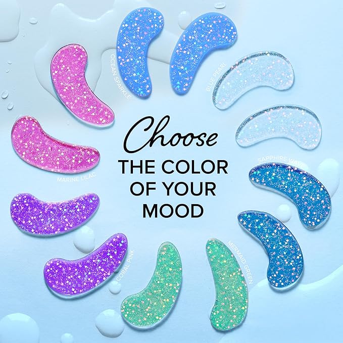 MAREE Eye Gels 2 PACK - Under Eye Patches for Puffy Eyes and Dark Circles with Natural Marine Collagen & Hyaluronic Acid - Anti-Aging Masks for Face to Soothe Puffiness-Velvo Beauty