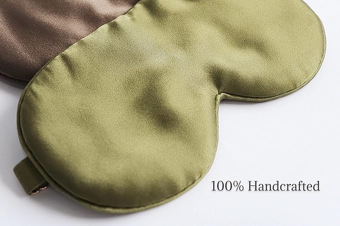 Premium 25 Momme Mulberry Silk Eye Mask for Sleeping (Jungle)-Velvo Beauty
