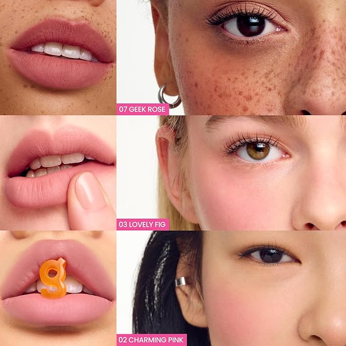 COLORGRAM NUDE BLUR TINT 13 BURNT MARRON | Soft Velvet Matte Liquid Lipstick & Cheek Tint | Lightweight Blurring Tint for a Smooth & Airbrushed Finish | Long-Lasting & Non-Sticky Formula-Velvo Beauty