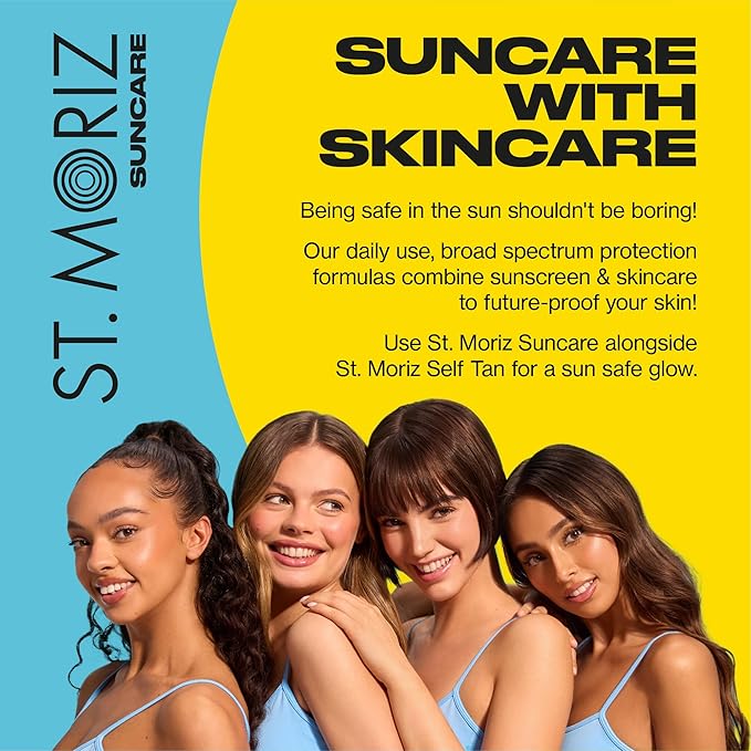 St Moriz Suncare SPF - Sunscreen - Broad Spectrum Protection Water Resistant Sunscreen Moisturizing Lotion + Vitamin E - Oxybenzone & Octinoxate Free - Vegan - Face, 30, Sun Protection Factor (SPF)-Velvo Beauty
