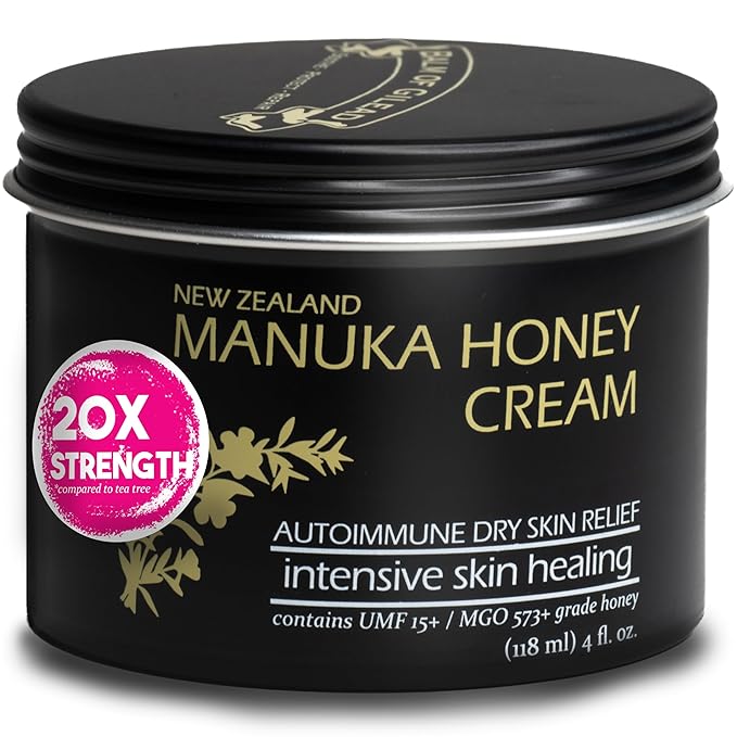 BALM OF GILEAD Manuka Eczema Honey Cream - Moisturizer for Sensitive Skin, Eczema, Psoriasis & Dermatitis - Manuka Honey Ointment, Grassfed Tallow-Velvo Beauty