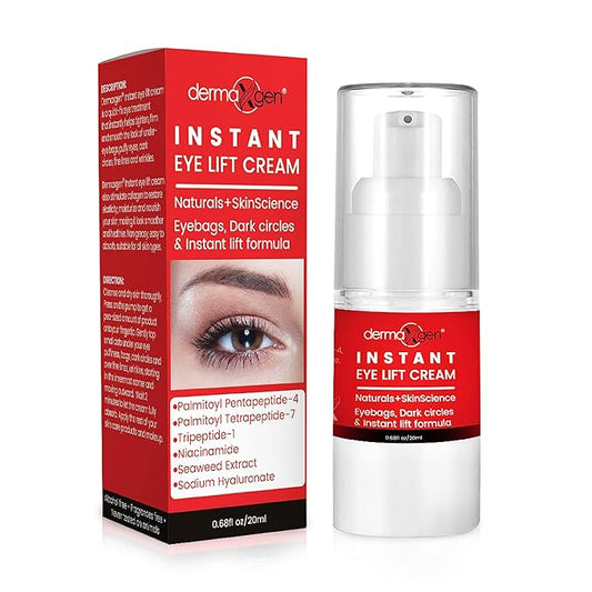 Rapid Reduction Eye Cream - Eye Cream Anti Aging Treatment for Dark Circles - Instant Under Eye Cream - Advanced Peptide Skin Tightening Formula - Instantly Removes Puffiness Wrinkles 20ml-Velvo Beauty