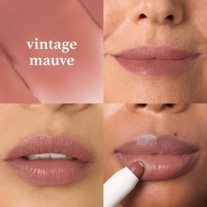 Julep It's Balm: Tinted Lip Balm + Buildable Lip Color - Vintage Mauve - Natural Gloss Finish - Hydrating Vitamin E Core - Vegan-Velvo Beauty