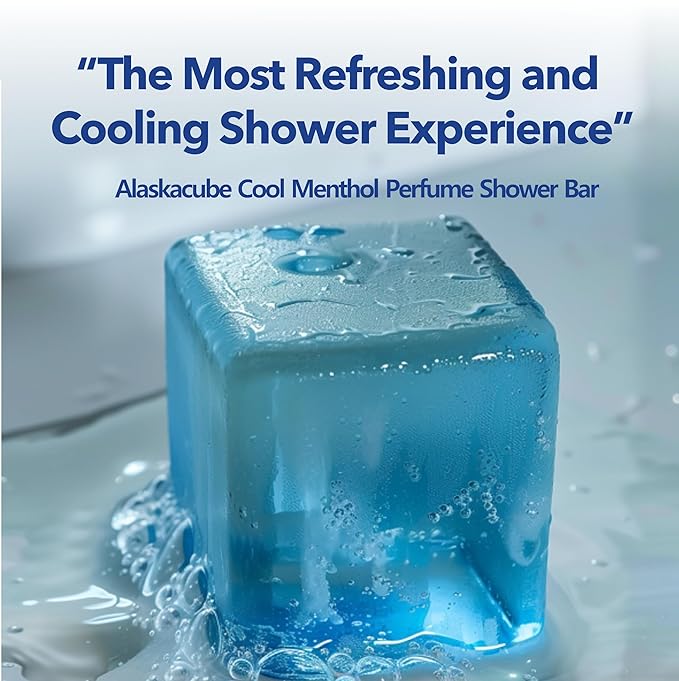 Cool Menthol Shower Bath Body Soap Bar Cleanser Refreshing Cooling Effect Rich Foam for Body (Pack of 3) | 3% Menthol | Body Wash, Shampoo for Men Women Bundle Value Set (Mint, Menthol)-Velvo Beauty