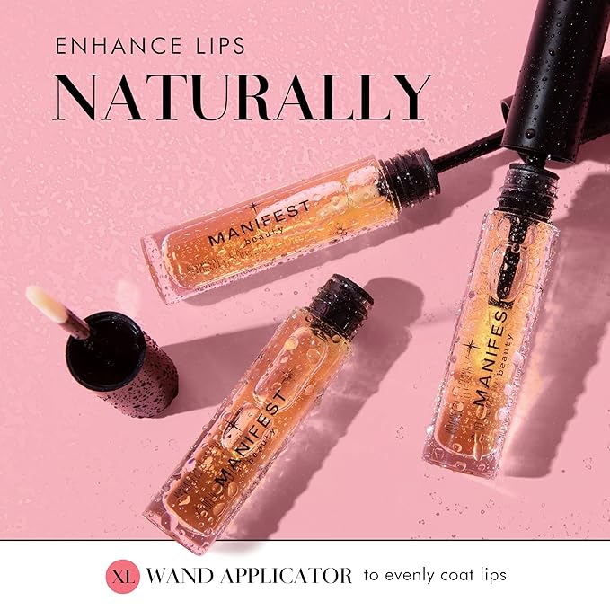 BIG POUT ENERGY Lip Plumper, Chili-Infused Lip Plumping Oil for Full and Smooth Lips, Lip Gloss Finish, With Easy Swipe XL Wand Applicator, Crystal Clear, 0.12 fl oz-Velvo Beauty