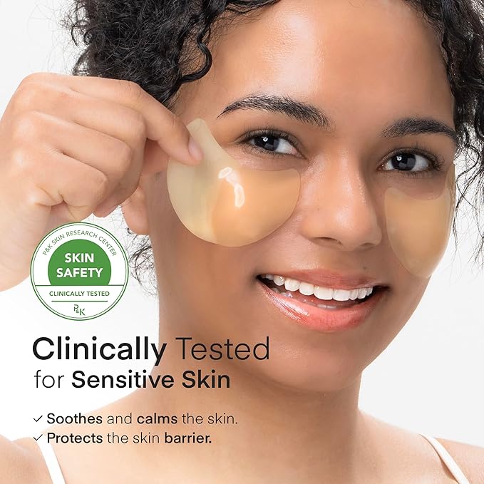 TEREZ & HONOR Vitamin C Eye Patches - 60 Pcs Korean Brightening & Hydrating Under Eye Masks with Tranexamic Acid, Caffeine, Hyaluronic Acid - Dark Circles, Puffiness & Wrinkles Hydrogel Treatment-Velvo Beauty