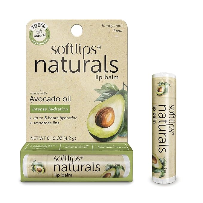 Softlips Natural with Avocado Oil Lip Balm (6)-Velvo Beauty