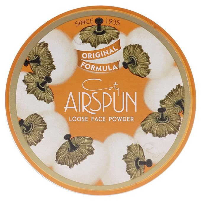 Coty Airspun Loose Face Powder 2.3 Ounce Honey Beige Light Peach Tone Loose Face Powder, for Setting or Foundation, Lightweight, Long Lasting, Pack of 1-Velvo Beauty