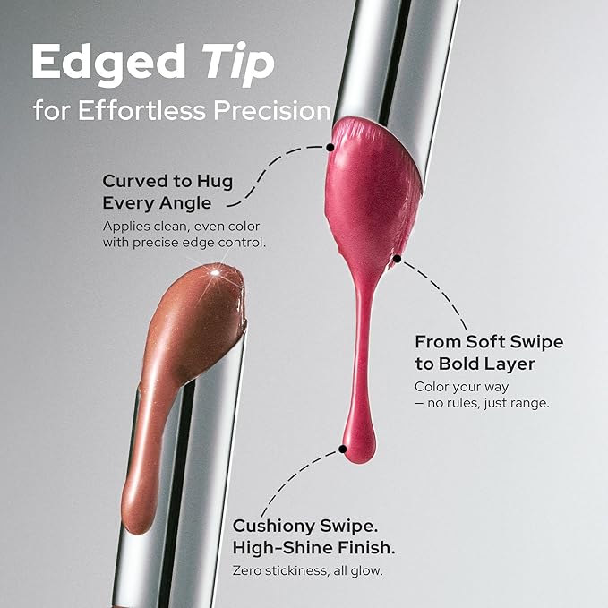 Unseen Balloon Tint, 6 Colors Set for All Skin Types. Buildable Color, Long Lasting Glossy Lip Stains, Lightweight Lip Gloss Make up 652-See-Through-Velvo Beauty