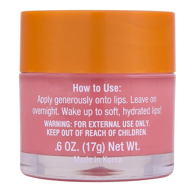 Tree Hut Strawberry Overnight Lip Mask | Leave on Overnight & Wake up to Soft, Hydrated Lips | Elevate your Self Care Routine | .6 oz.-Velvo Beauty