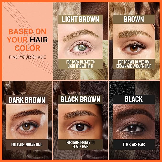 iMethod Eyebrow Pen - Eyebrow Pencil,2-in-1 Eyeliner Dual-Ended Microblading Eyebrow Pencil Long Lasting Waterproof Hair-Like Brow Pencil,with Eyebrow Brush,Eyebrow Pencils for Women,Brown-Velvo Beauty