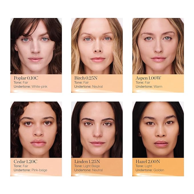 Ogee Complexion Perfecting Liquid Foundation - Lightweight Tinted Moisturizer For Face (Aspen 1.0W - Fair, Warm Undertones) - with Vitamin C & Jojoba Oil - Certified Organic & Made in USA-Velvo Beauty