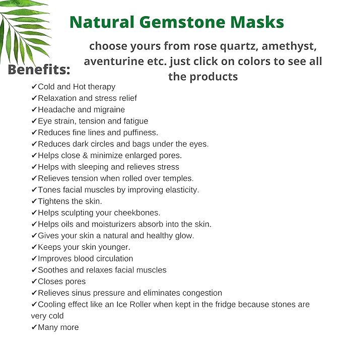 100% Authentic Amethyst Mother's day Gift Set Amethyst Eye Mask Amethyst Jade Roller & Gua Sha Set Facial Mask Instant Puffiness promote relaxation and relief stress.-Velvo Beauty